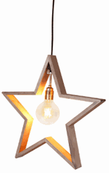 Zeige Details für LYSeKIL Stern braun 50cm hängend Bild von LYSeKIL Stern braun 50cm hängend