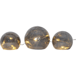 Zeige Details für Triss Glasdekoration grau Bild von Triss Glasdekoration grau