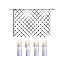 Zeige Details für System Decor Netz Extra 2x1,5 Meter, kaltweiss transparentes Kabel Bild von System Decor Netz Extra 2x1,5 Meter, kaltweiss transparentes Kabel