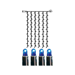 Zeige Details für System LED Vorhang Extra 1x2m blau, schwarzes Kabel Bild von System LED Vorhang Extra 1x2m blau, schwarzes Kabel