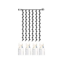 Zeige Details für System LED Vorhang Extra 1x2m kaltweiss, weisses Kabel Bild von System LED Vorhang Extra 1x2m kaltweiss, weisses Kabel