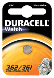 Zeige Details für Duracell Watch 362/361 1,5V Silver Oxyd Bild von Duracell Watch 362/361 1,5V Silver Oxyd