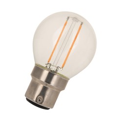 Zeige Details für Zier LED G45 klar 12-24V 2=21W B22d Bild von Zier LED G45 klar 12-24V 2=21W B22d
