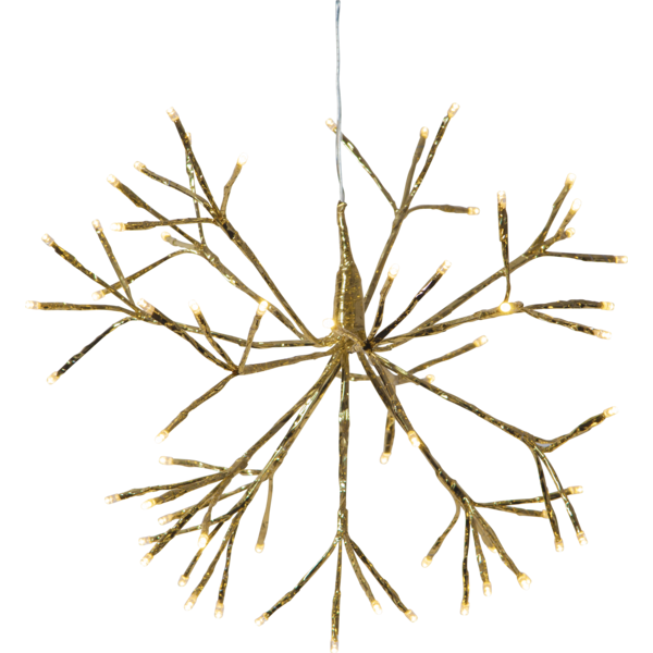 Bild von Firework Deko gold 40cm