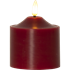 Bild von Flamme Stumpenkerzen rot 9.5cm, Bild 1