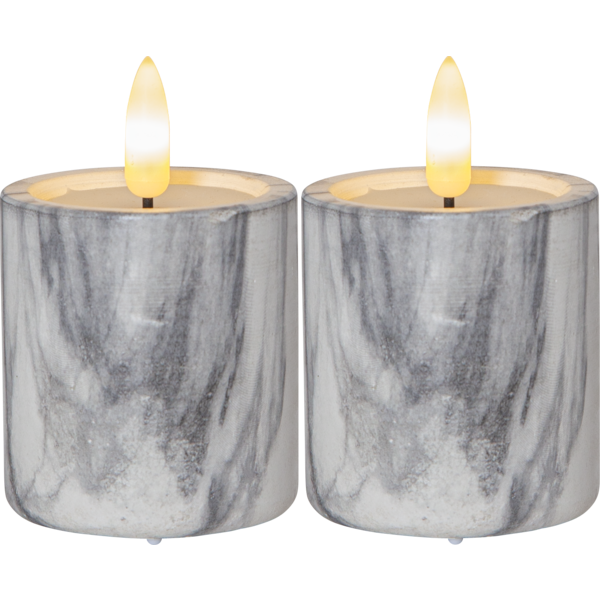 Bild von Flamme Marble 9cm Marmor Duo-Pack