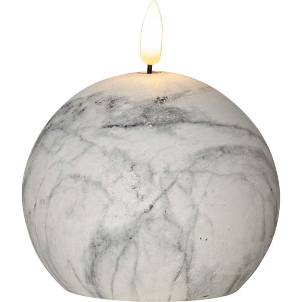 Bild von Flamme Marble rund 12cm Marmor 