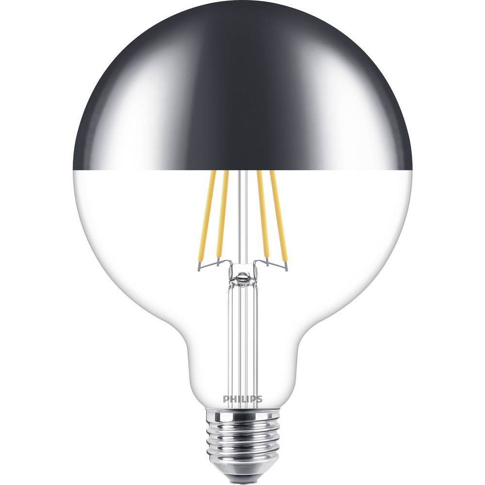 Bild von LED Kopfspiegel Globe 50 G120 silber 240V 7.2W/2700K E27
