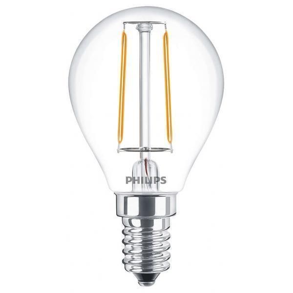 Bild von Ledbulb (Luster) P25 klar 240V 2.3W/2700K E14