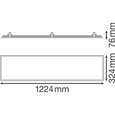 Bild von Panel 1200x300 Recessed Mount Frame