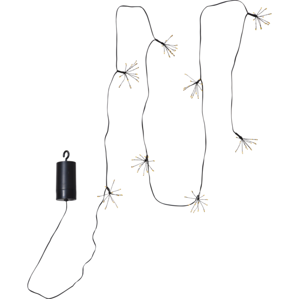 Bild von Dew Drop Flower 96 LED's, black wire