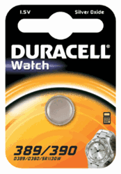 Bild von Duracell Watch 389/390 1,5V Silver Oxyd