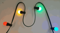 Bild von Illukette grün, 30 Fassungen, inkl. Zier LED