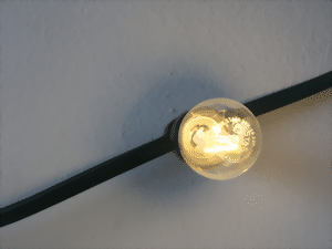 Bild von Illuminationskette schwarz, 30 Fassungen E27 Outdoor