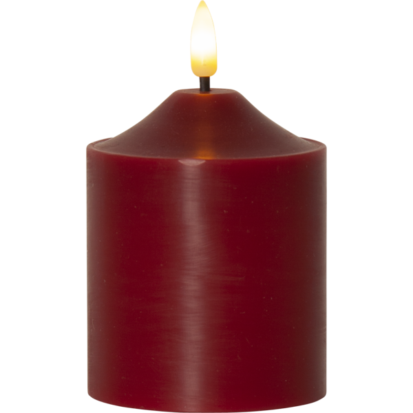 Bild von Flamme Stumpenkerzen rot 12.5cm