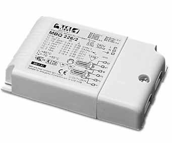 Bild von MBQ 242/2 Multiwatt und Multilamp EVG 2x26, 1x55W, 1x57W, 60W und 70W