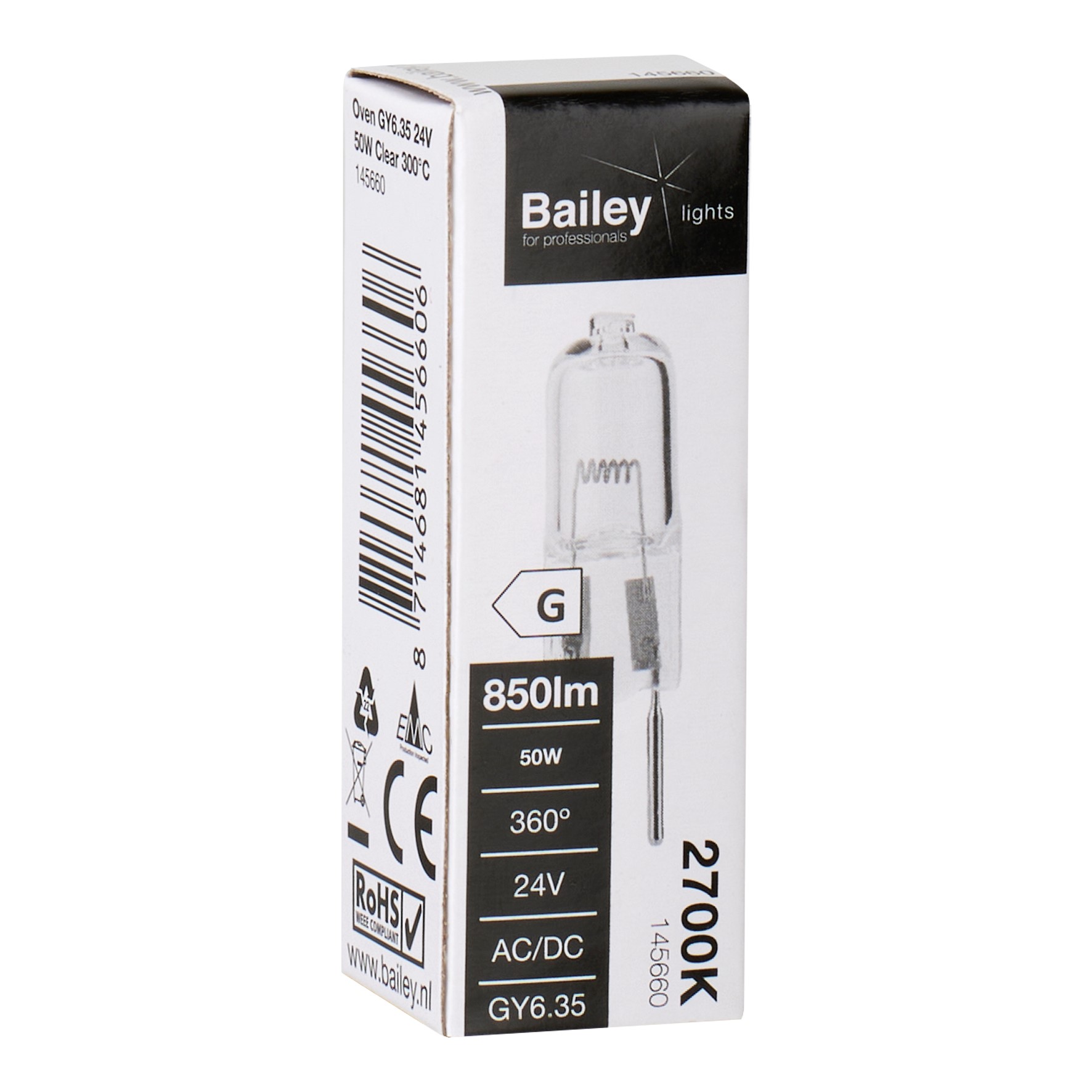 Bild von BAI  Halostar OFEN 24V 50W GY6.35 300°C