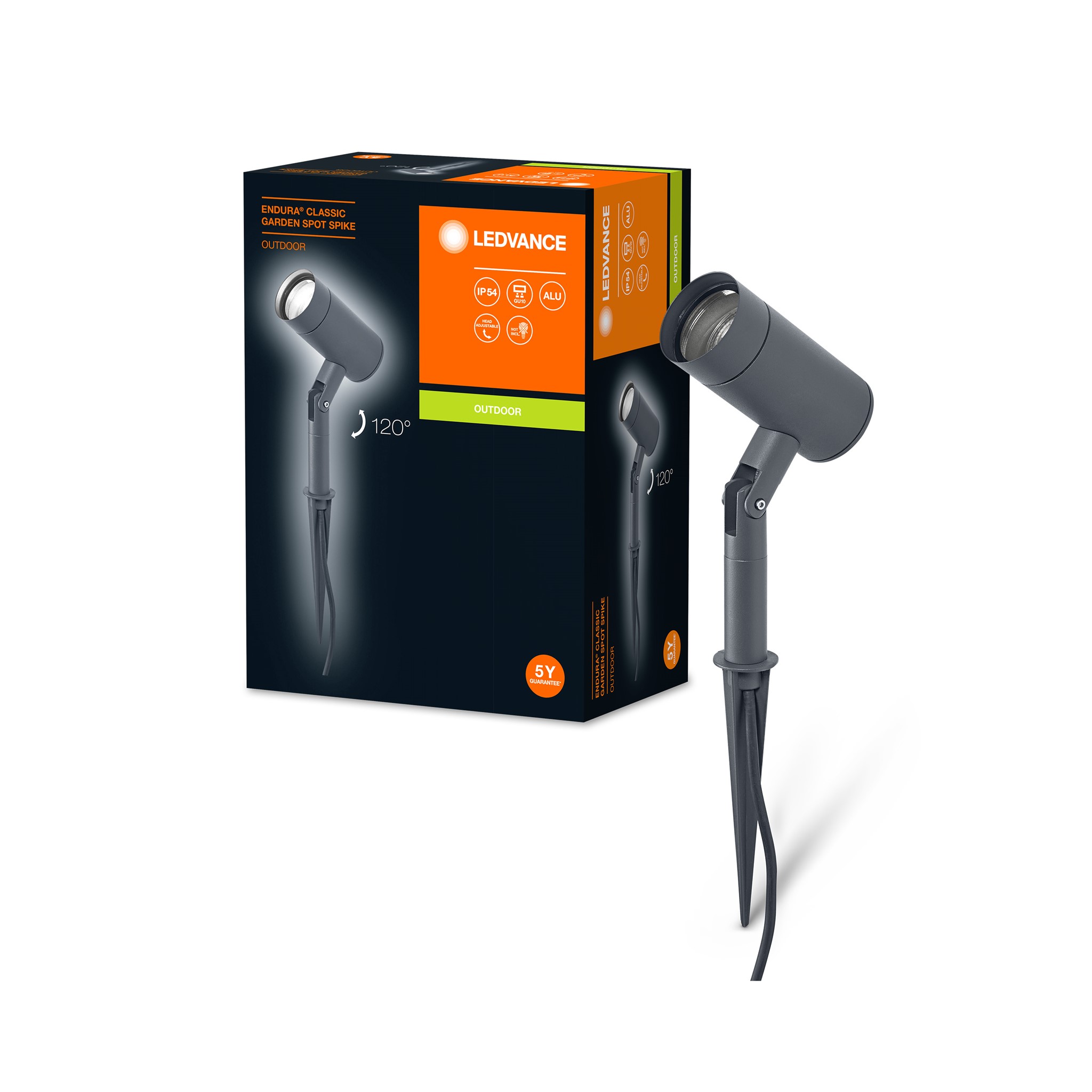 Bild von ENDURA Classic Garden Spot Spike GU10