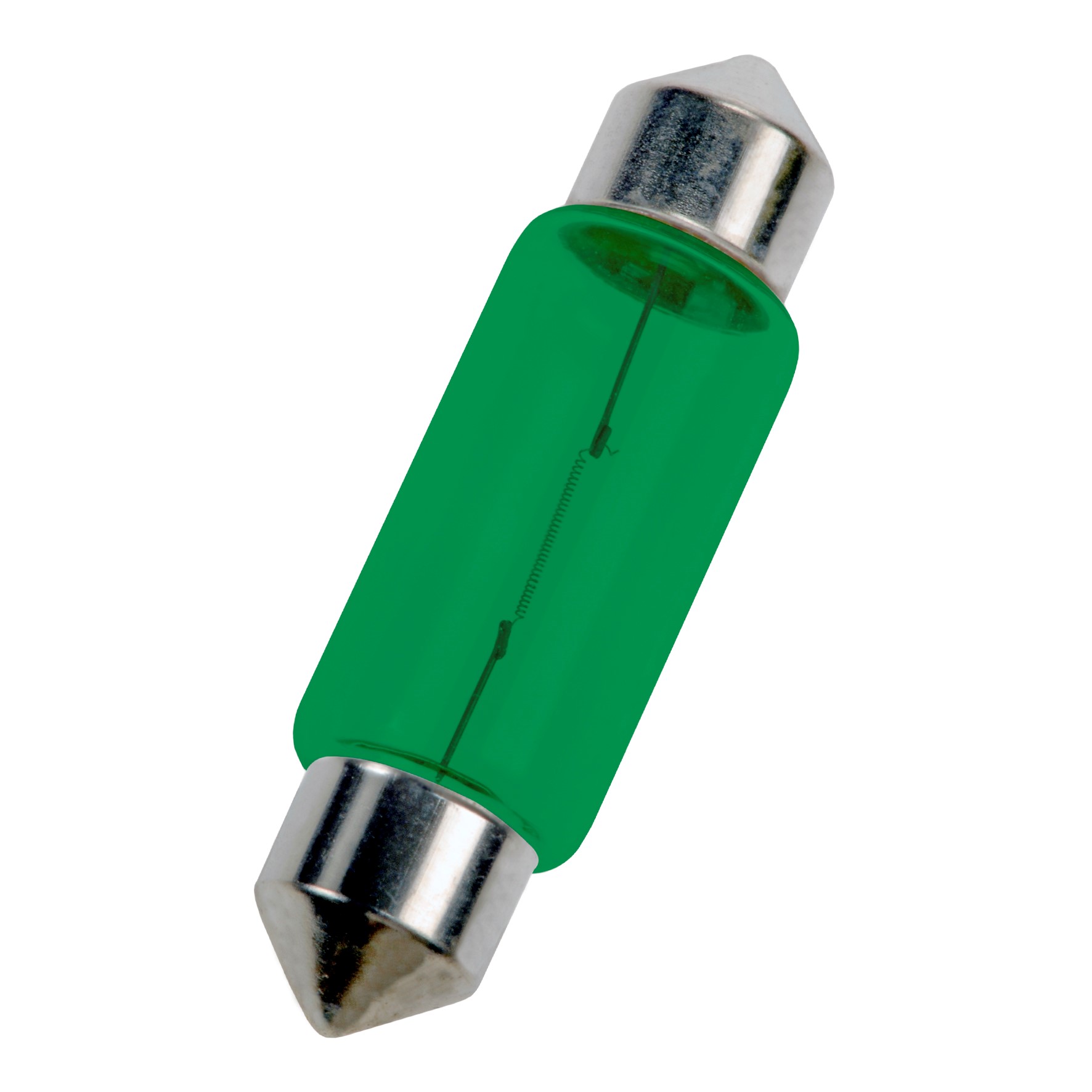 Bild von Soffitten 11x39mm 24V 5W grün S8.5
