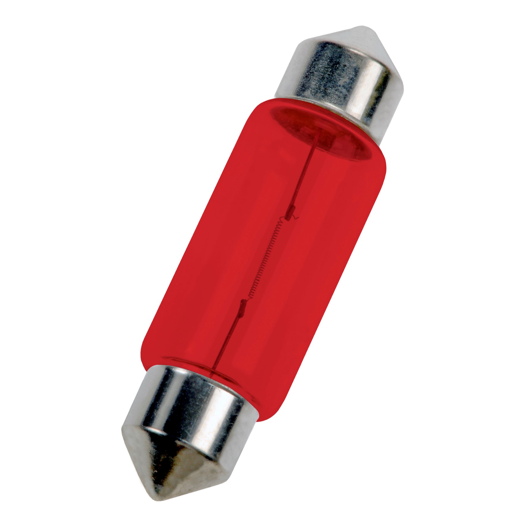 Bild von Soffitten 11x39mm 24V 5W rot S8.5