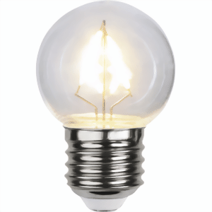 Bild von Kugel LED klar 240V 1.8=15W/2700K E27