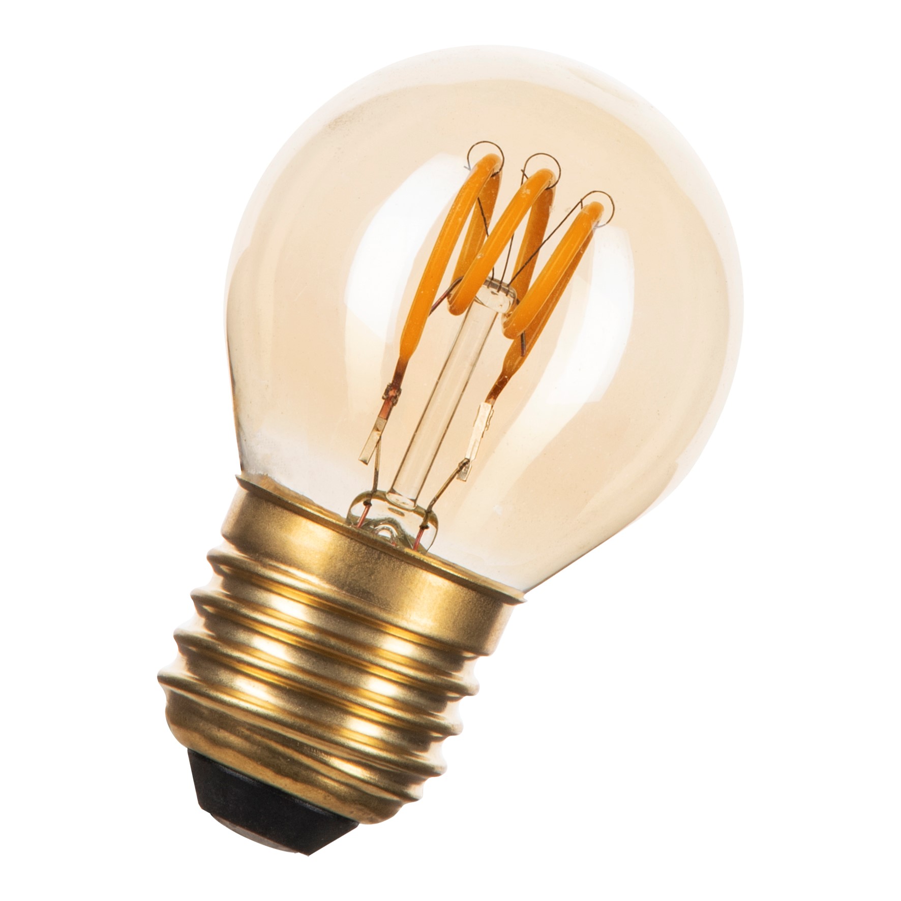 Bild von Spiraled Basic G45 240V 3W/2200 gold E27