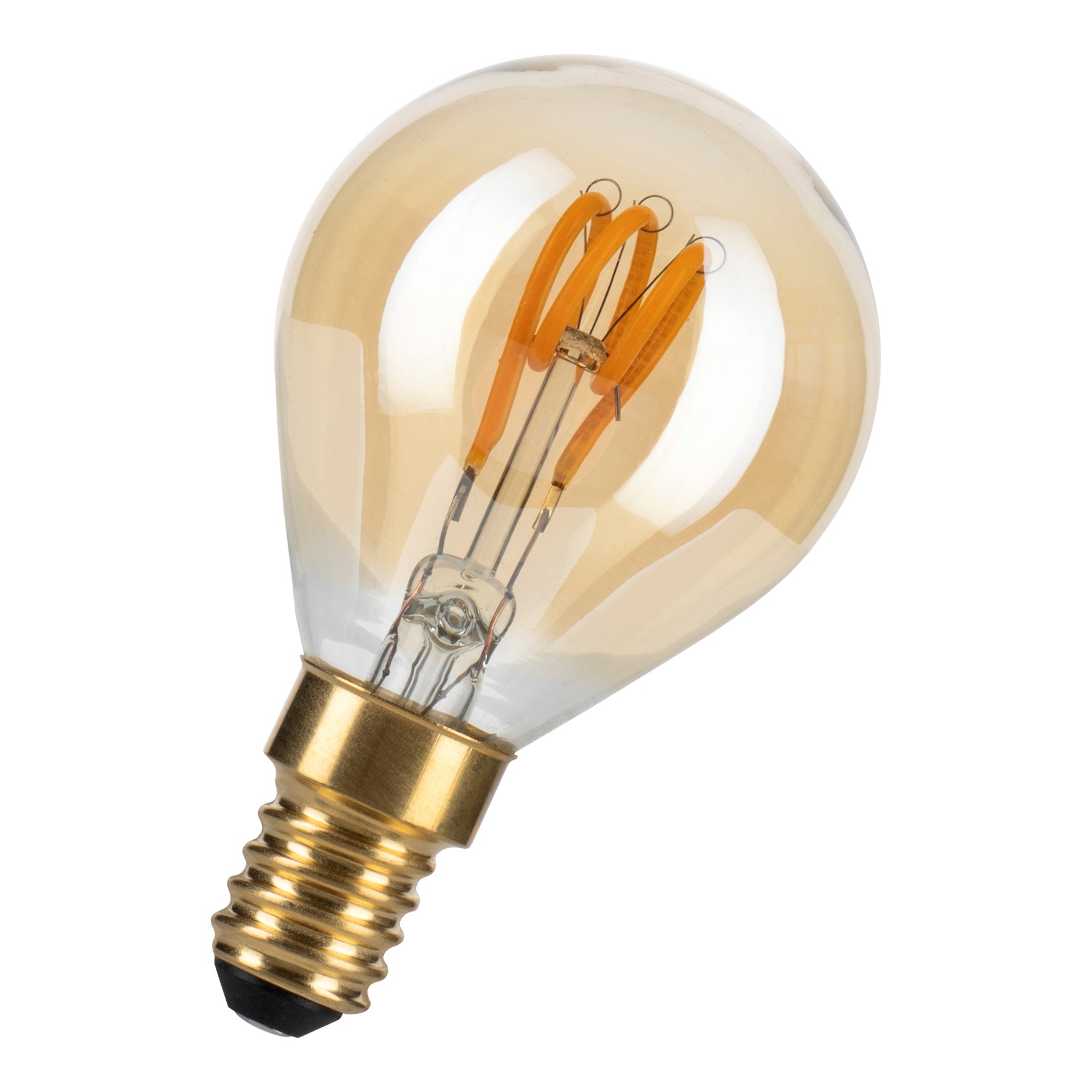 Bild von Spiraled Basic G45 gold 240V 3W/2000K E14 dim