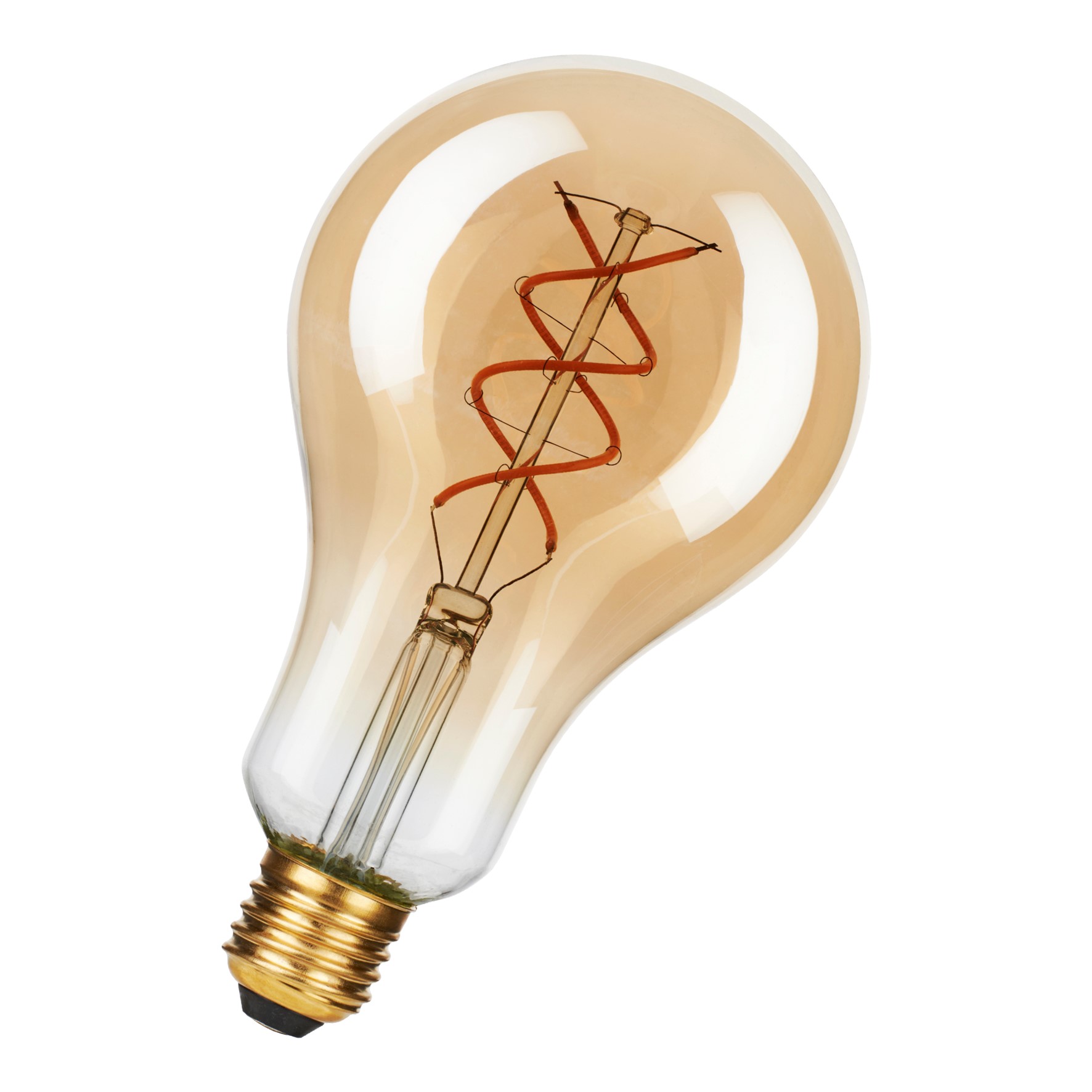 Bild von Spiraled Basic A95 95mm gold 240V 4W/1900K E27 dim