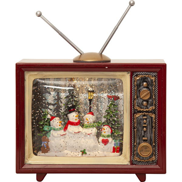 Bild von Winter, Laterne Fernseher mit Glitzer