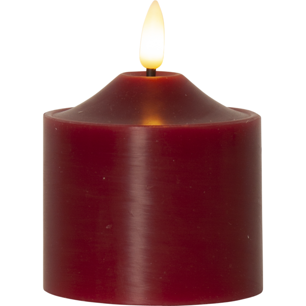 Bild von Flamme Stumpenkerzen rot 9.5cm