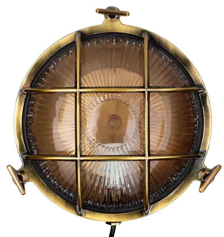 Bild von Bulkhead Ahoi alu bronze rund E27 IP64