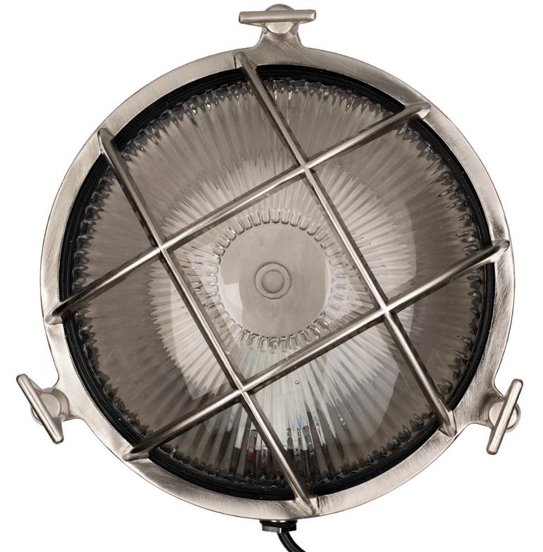 Bild von Bulkhead Ahoi alu nickel rund E27 IP64