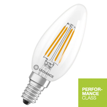 Bild von LED Classic B40 klar 240V 3.4W/827 E14 DIM