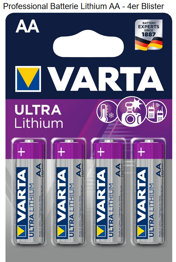 Bild von Varta Lithium LR6 AA 4er Blister