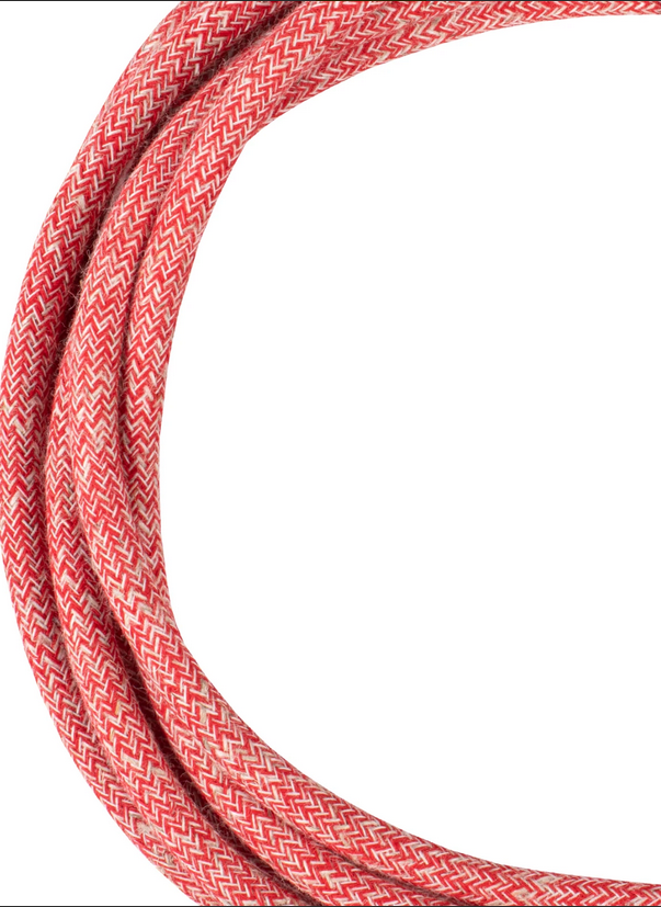 Bild von Textilkabel 3 Meter Tweed rot 2x0.75mm2
