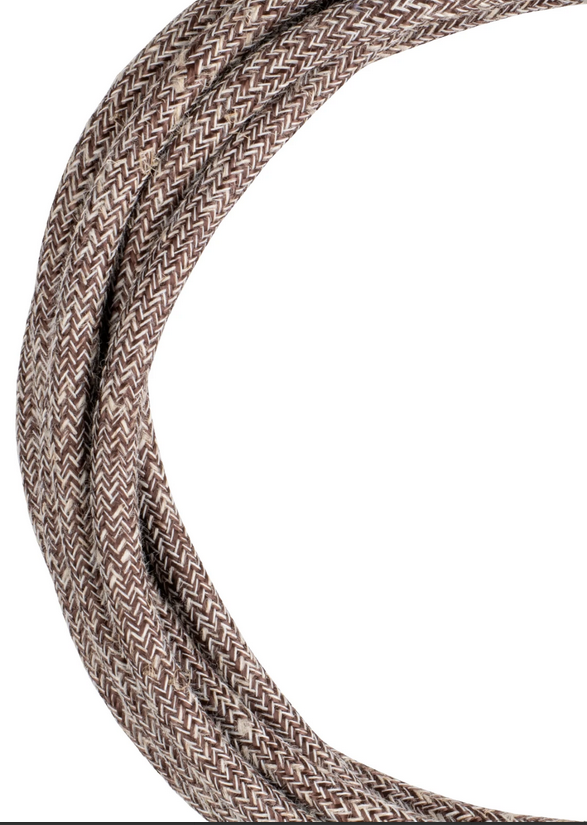 Bild von Textilkabel 3 Meter Tweed braun 2x0.75mm2