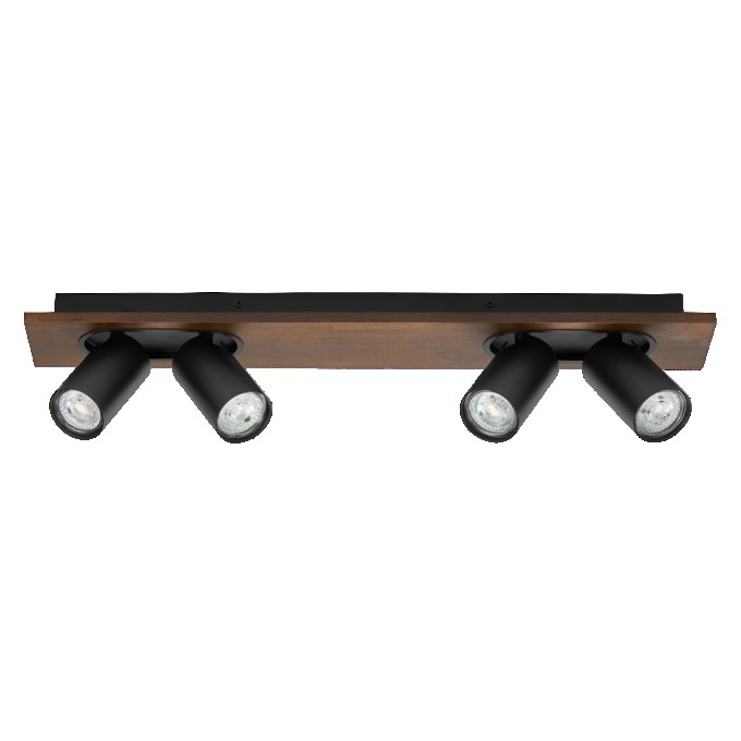 Bild von Decor Spot Mercury black 4x3.4W/927 GU10 Dim