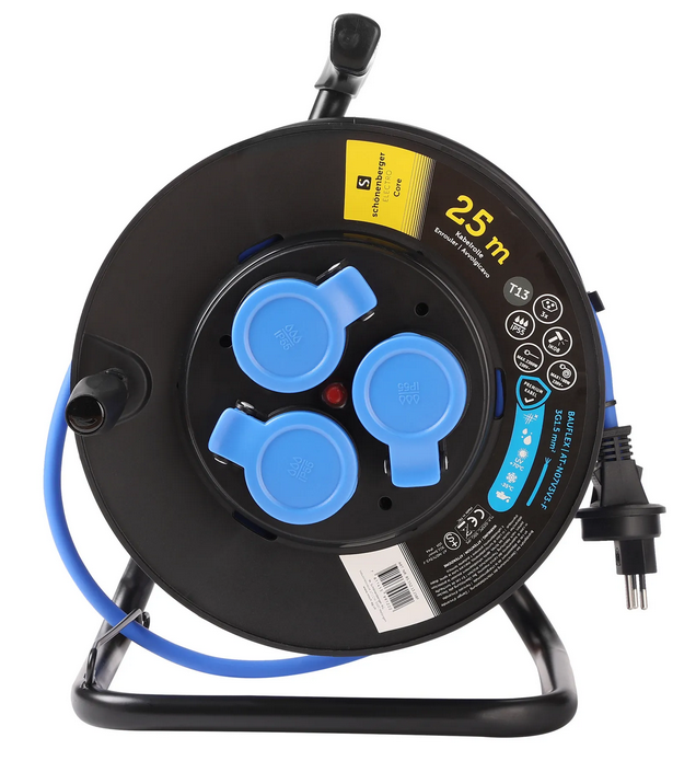 Bild von Kabelrolle Kunststoff T13 IP55 25m