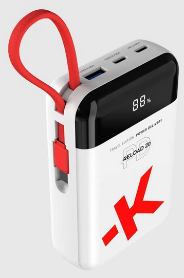Bild von Powerbank RELOAD 20 TRAVEL 20'000mAh, weiss