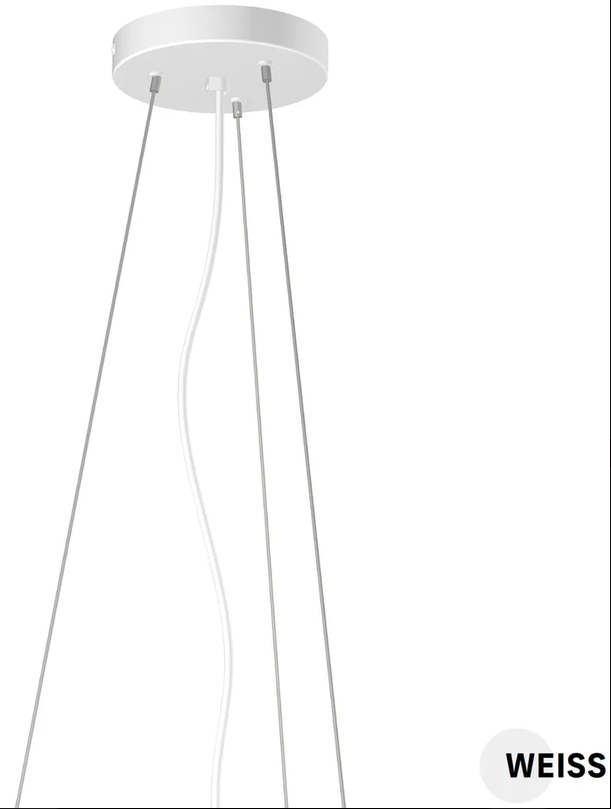 Bild von Pendel-Set zu SHINE IV + STRIPE 500 weiss, DALI