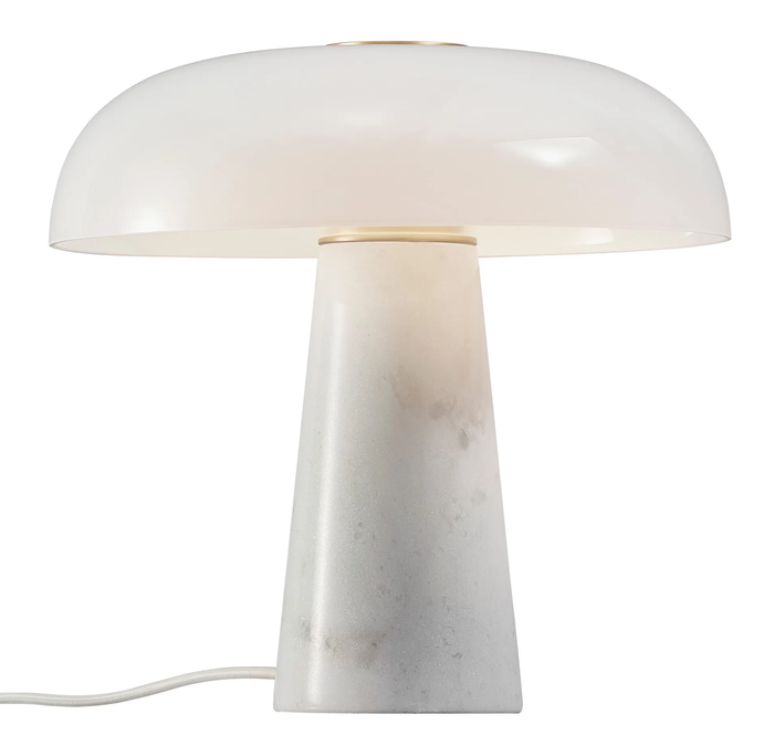 Bild von Tischleuchte Glossy 32cm weiss E27, IP20