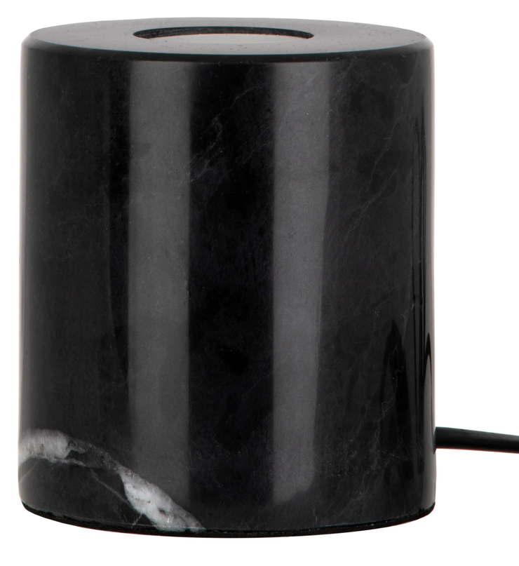 Bild von Tischleuchte Marmor schwarz E27