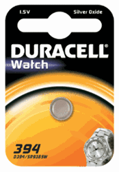 Bild von Duracell Watch 394 1,5V Silver Oxyd