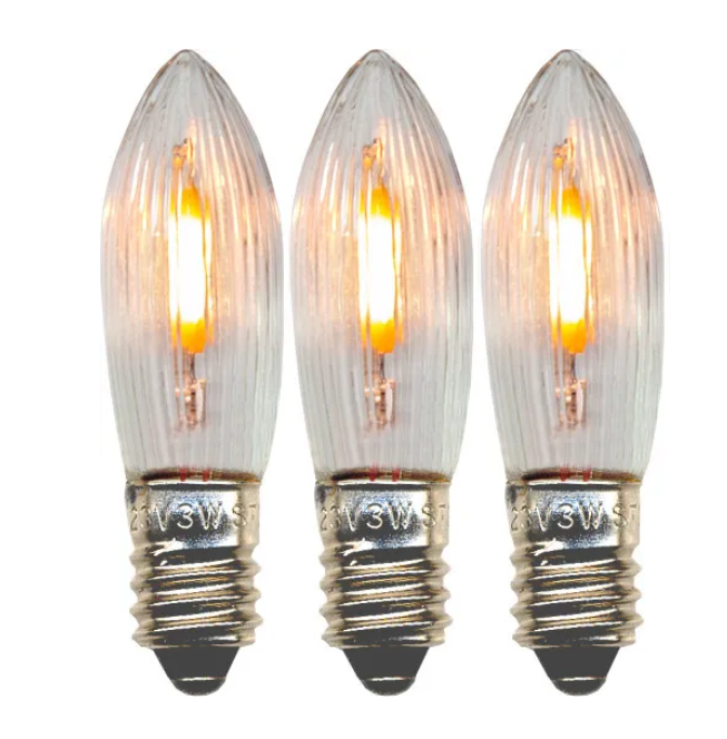Bild von Ersatzlampen LED 14-55V AC/DC 0.1-0.5W 2100K, E10, 3er-Set