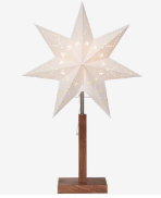 Bild von Standleuchte Stern Karo 55cm, indoor