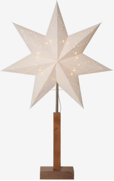 Bild von Standleuchte Stern Karo 70cm, indoor