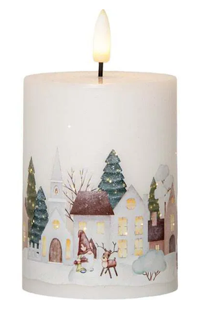 Bild von Flamme Winterland 060-46 weiss12.5cm