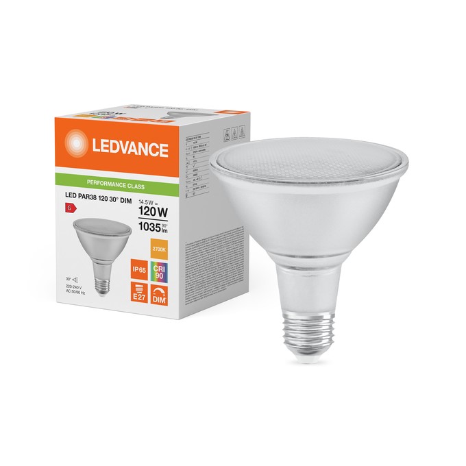 Bild von LED PAR 38 120 240V 14.5W/827 30° E27 IP65