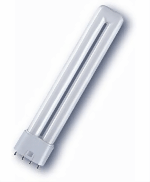 2 St Osram Energiesparlampen Kompaktlampen Dulux-L 24W 830 4PIN Sockel 2G11