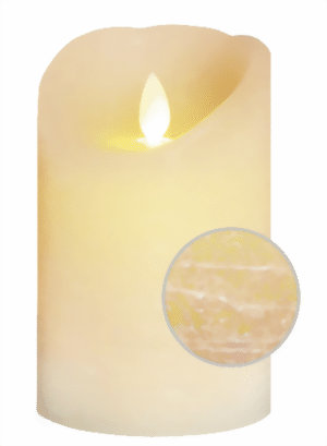 Bild von Glim frost Wachskerzen 8x13 cm crème